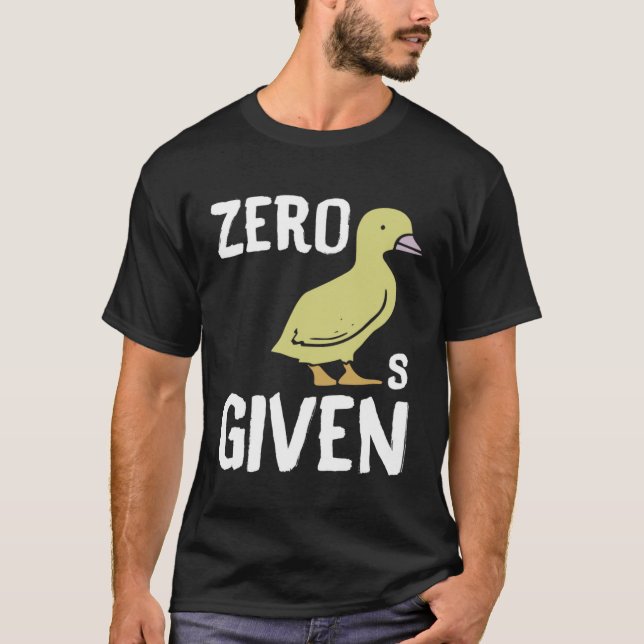 Camiseta Zero Ducks Given  Duck (Anverso)