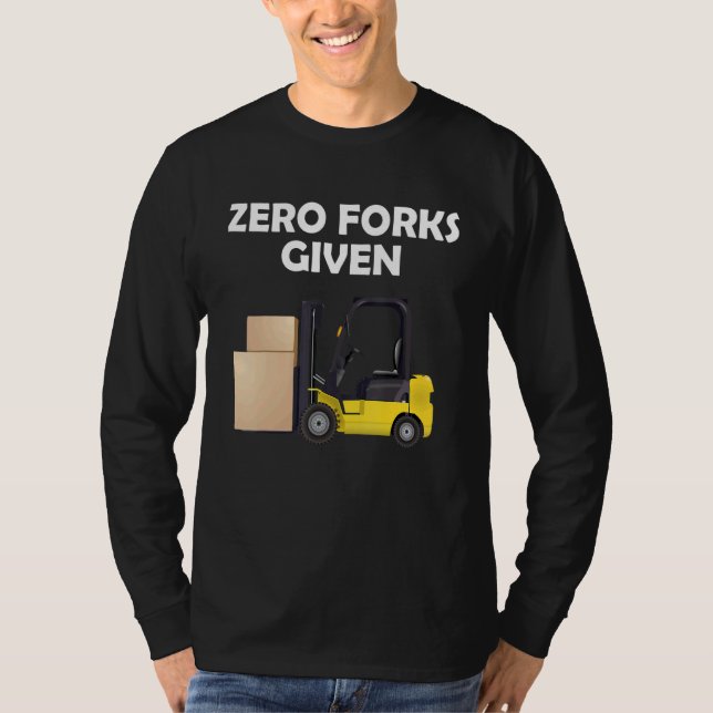 Camiseta Zero forks given (Anverso)