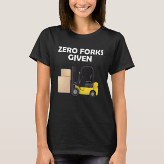 Camiseta Zero forks given