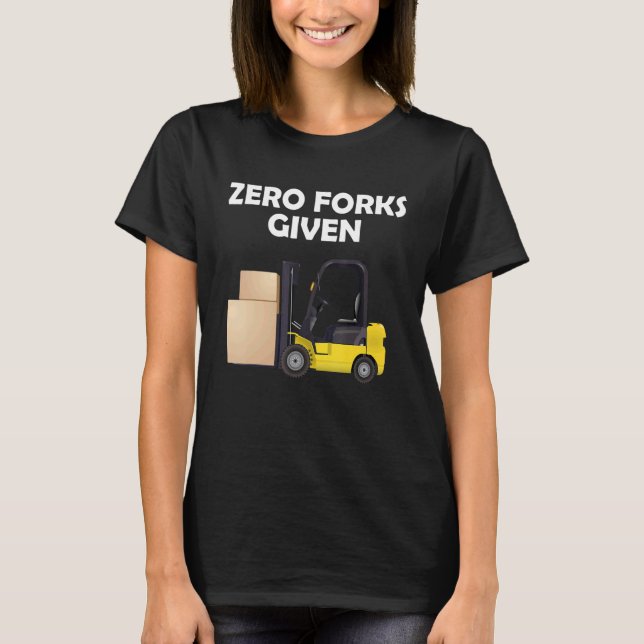 Camiseta Zero forks given (Anverso)