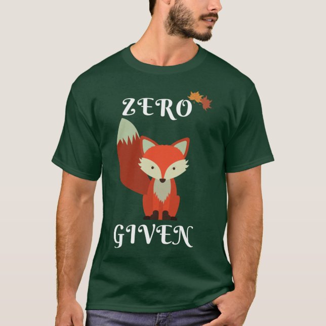 Camiseta Zero Fox Given (Anverso)