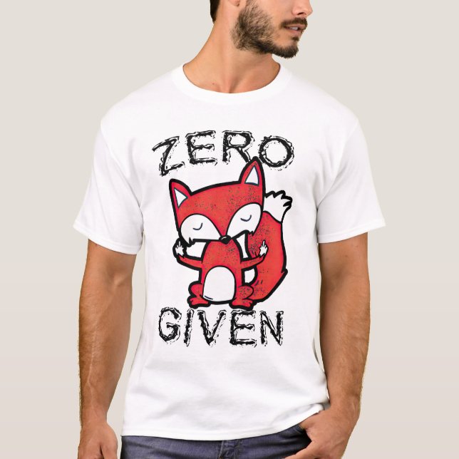 Camiseta Zero Given (Anverso)