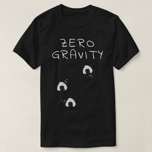 Camiseta Zero Gravity (Diseño del anverso)