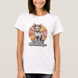 Camiseta Zero Hair Maximum Love Sphynx Retro
