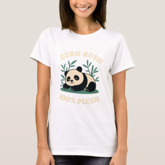 Camiseta Zero Rush – 100% Plush Lazy Panda T-Shirt