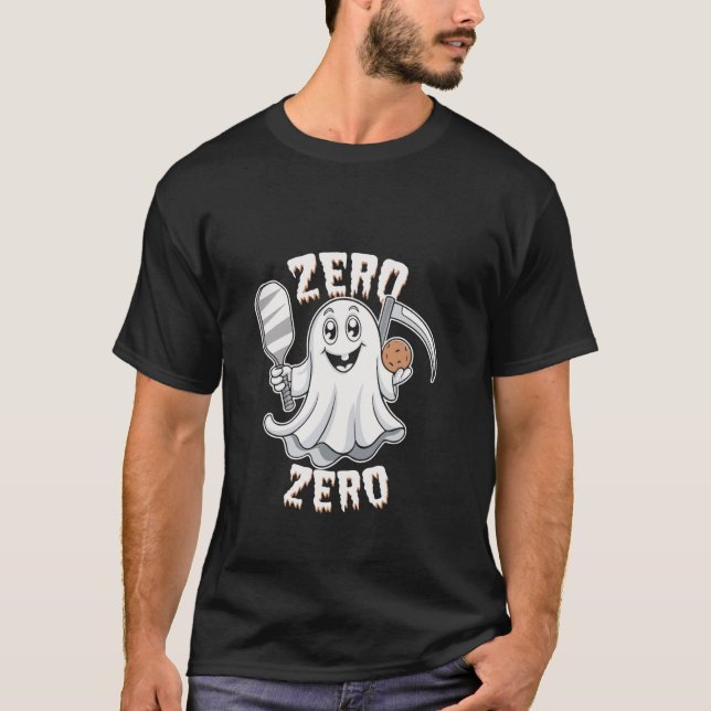 Camiseta Zero Zero Ghostly Fun Pickleball Lover's Delight (Anverso)