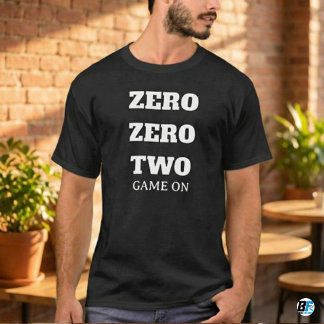 Camiseta Zero Zero Two Game On Funny Gamer Quote