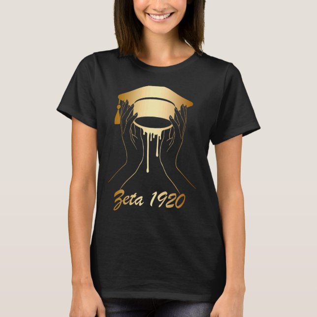 Camiseta Zeta 1920 African American Históricamente Black Hb (Anverso)