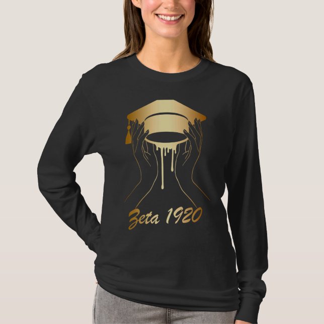 Camiseta Zeta 1920 African American Históricamente Black Hb (Anverso)