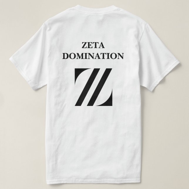 Camiseta Zeta Division Tshirt (Reverso del diseño)