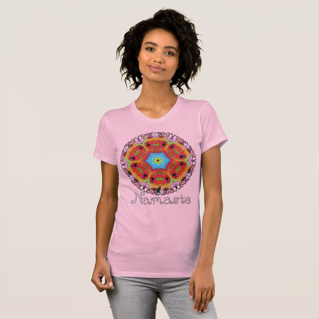 Camiseta Zeta Namaste Caleidoscopio (Anverso completo)