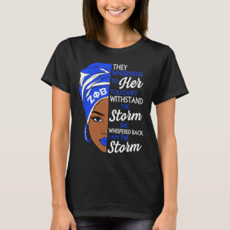 Camiseta Zeta Phi Beta Sorority Black Women Pride Melanin A