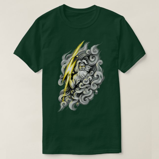 Camiseta Zeus (Diseño del anverso)
