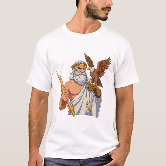 Camiseta Zeus dios del cielo (Anverso)