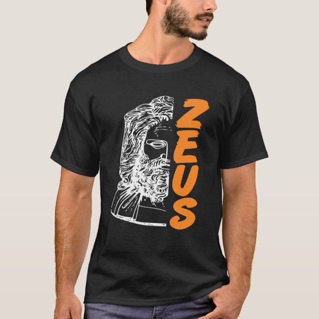 Camiseta Zeus Dios Griego del Trueno Poder Fuerza Olimpo L (Anverso)