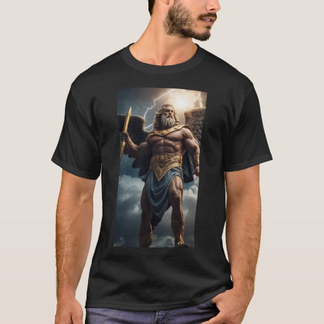 Camiseta Zeus - Gobernador del Monte Olimpo (Anverso)