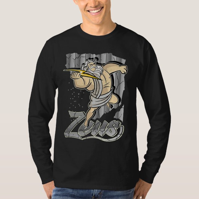 Camiseta Zeus Greek God Hero Costume Training God of War (Anverso)