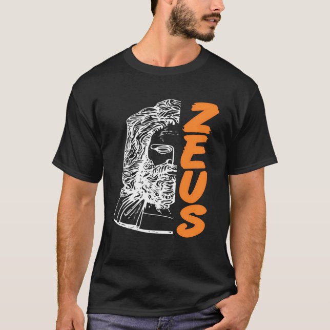 Camiseta Zeus Greek God of Thunder Power Strength Olympus L (Anverso)