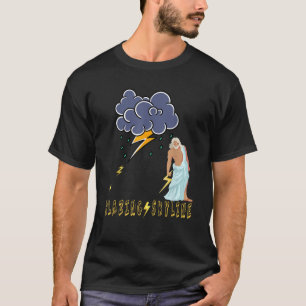 Camiseta Zeus Greek God Thunder Lightning Tormenta relámpag