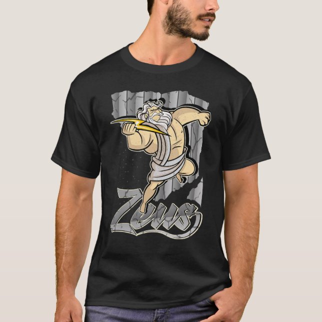 Camiseta Zeus Greek GodHero Costume Training War (Anverso)