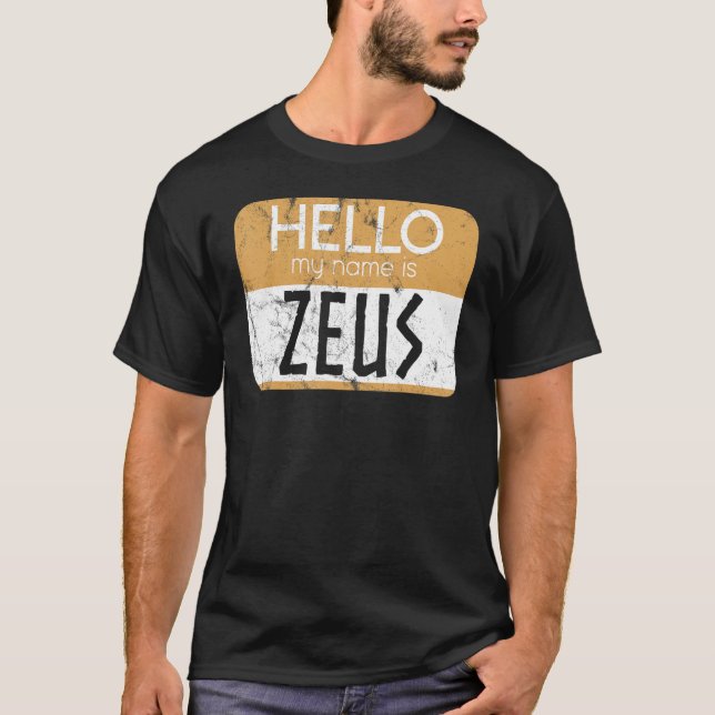 Camiseta Zeus Greek Mythology Ancient Greek God Greek Mytho (Anverso)