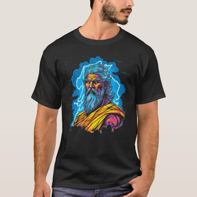 Camiseta Zeus Greek Mythology God of all Gods (Anverso)