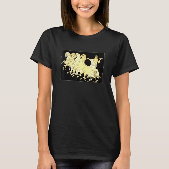 Camiseta Zeus In Chariot With Thunder And Horses (Anverso)