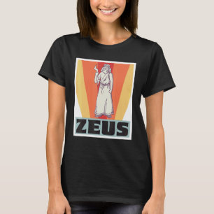 Camiseta Zeus Retro Grecia Dios la mitología griega antigua