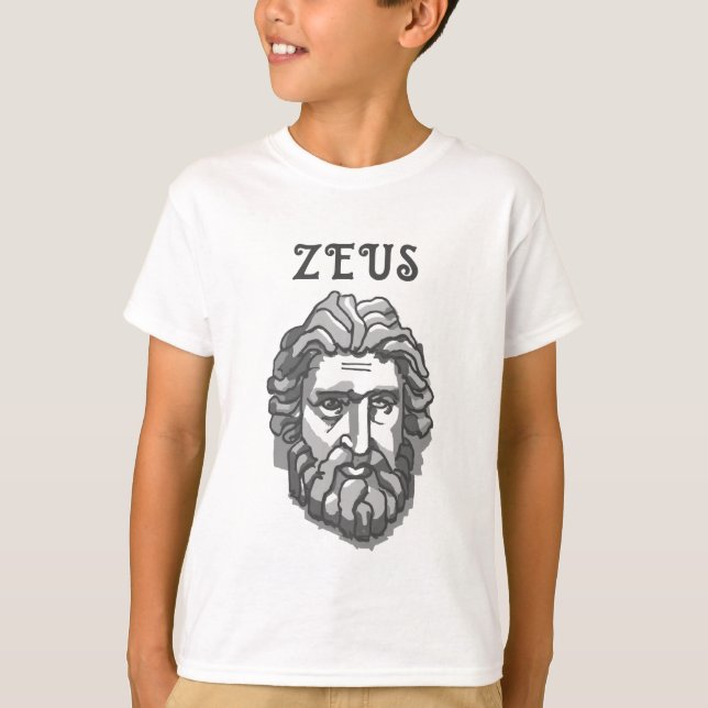 Camiseta Zeus, rey de los dioses olímpicos (Anverso)