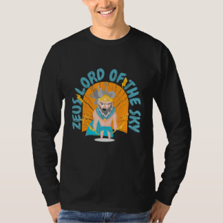Camiseta zeus señor dios del trueno lanzar lanzando