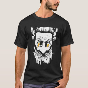 Camiseta Zeus Simple Black Art Modern Trendy