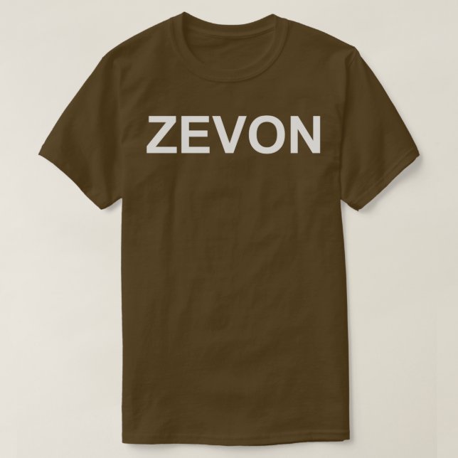 CAMISETA ZEVON (Diseño del anverso)