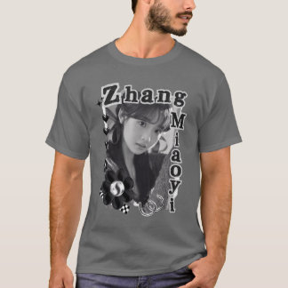 Camiseta Zhang Miao Yi la actriz china de teatro negra y bl