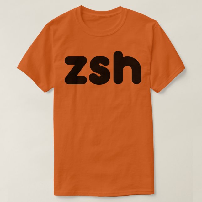 Camiseta zhsh (Diseño del anverso)