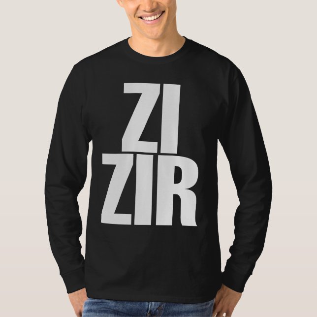Camiseta Zi Zir Big Obvious Nonbinary Pronouns (Anverso)