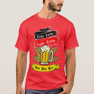 Camiseta Zicke Zacke Hoi - Funny Germany Flag Oktoberfest G