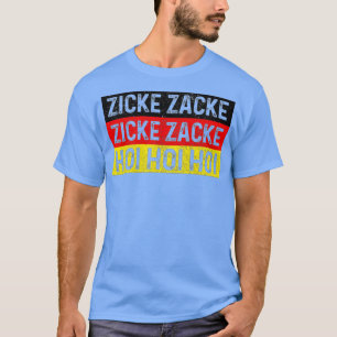 Camiseta Zicke Zacke Hoi Oktoberfest Fiesta de bandera alem