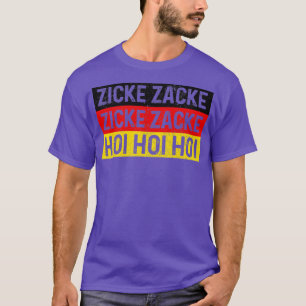 Camiseta Zicke Zacke Hoi Oktoberfest Fiesta de bandera alem