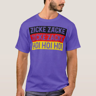 Camiseta Zicke Zacke Hoi Oktoberfest Fiesta de bandera alem