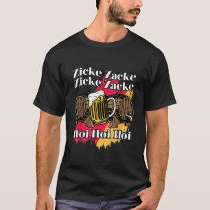 Camiseta Zicke Zacke Zicke Zacke Hoi Hoi Funny German O