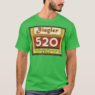 Camiseta Ziegler 520 Beer Retro Defunct Breweriana