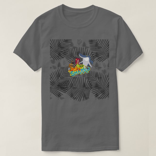 Camiseta Zig la hiena marrón y Sharko (Diseño del anverso)