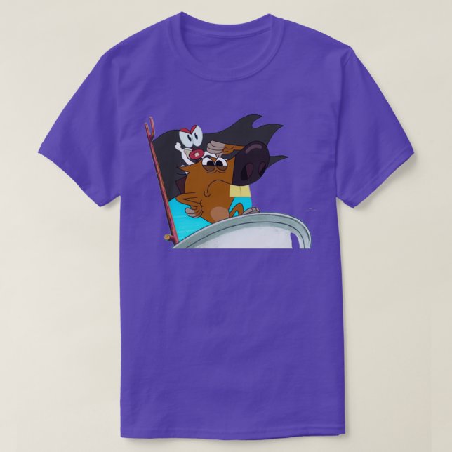 Camiseta zig y sharko (Diseño del anverso)