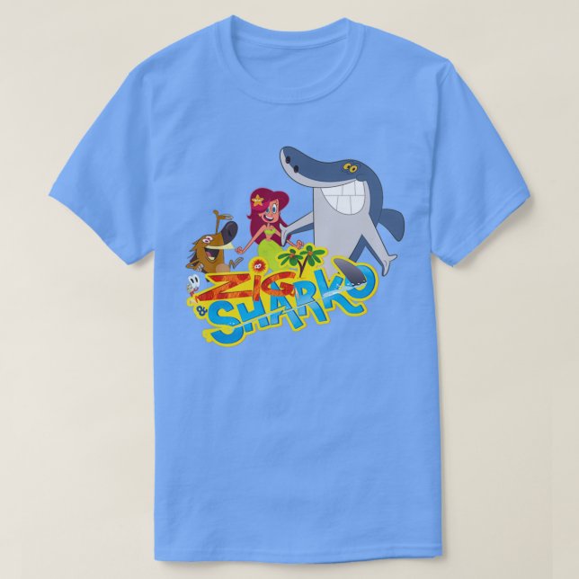 Camiseta zig y sharko 16 (Diseño del anverso)