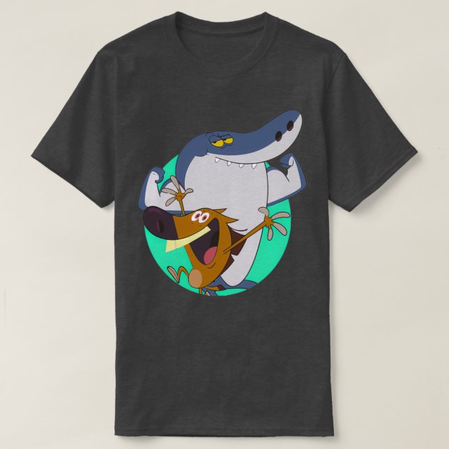 Camiseta zig y sharko zig sharko sharko zig (Diseño del anverso)