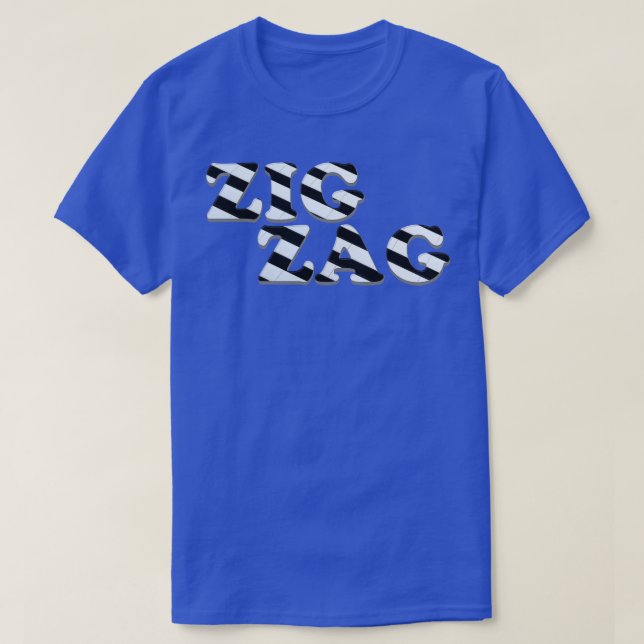 CAMISETA ZIG ZAG (Diseño del anverso)