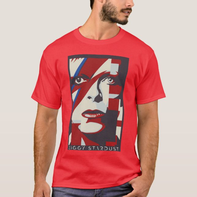 Camiseta Ziggy Stardust boy girl (Anverso)