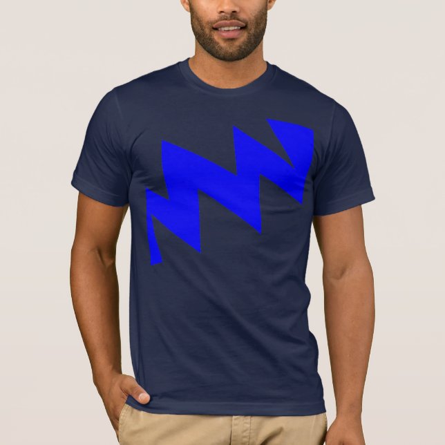 Camiseta ZigZag - Azul (Anverso)