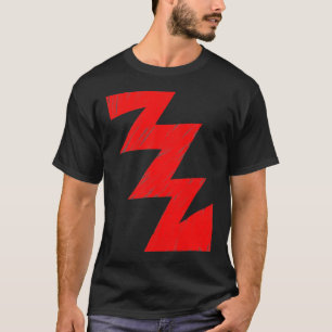 Camiseta ZigZag Estampado - Rojo