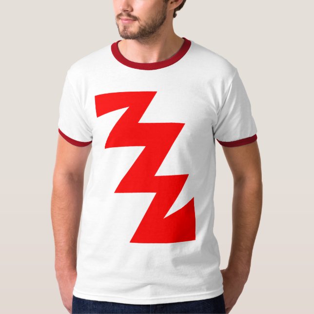 Camiseta ZigZag - Rojo (Anverso)